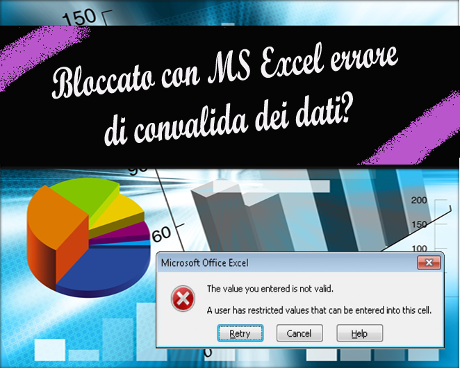 le correzioni per errore dati di convalida MS Excel