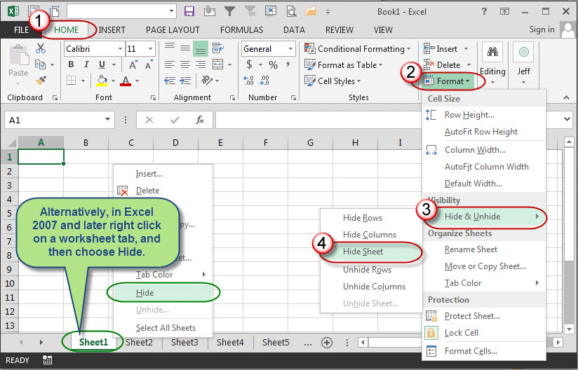 Schede di Excel no mostrando 9