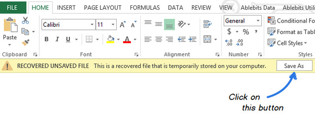 Recuperare file Excel non salvato 6