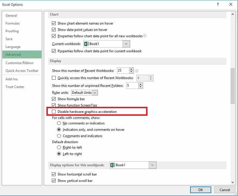 Excel mostra una schermata vuota all'apertura di un file