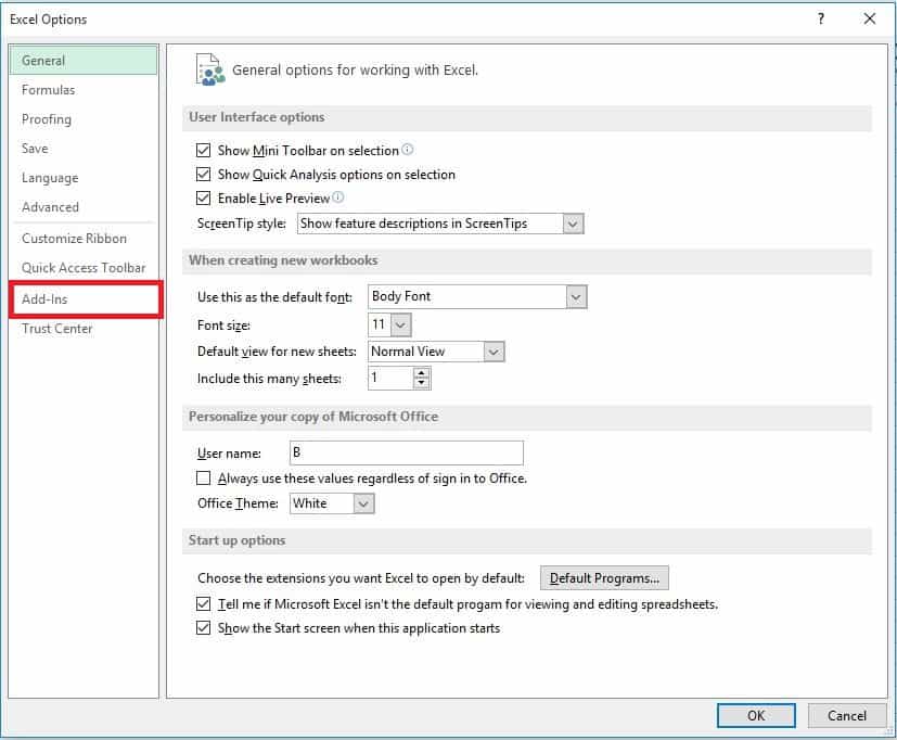 Excel mostra una schermata vuota all'apertura di un file