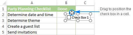 Come inserire una casella di controllo in Excel