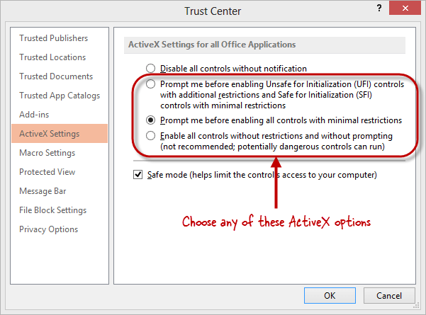 errore durante il caricamento del Excel Solver Add-In