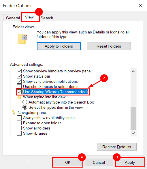 violazione della condivisione di Excel