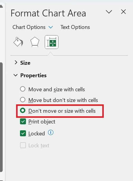 Fixed Objects Will Move Excel Errore