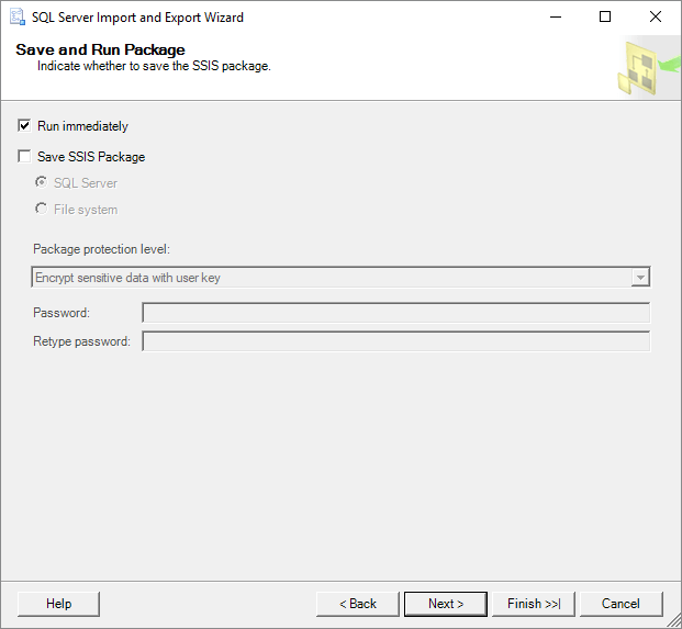 Esportazione dati SQL Per Excel 6