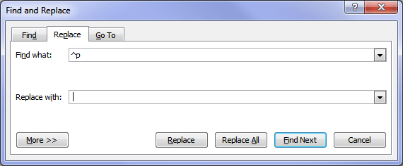 Excel Trova E sostituisci Non funzionante 5