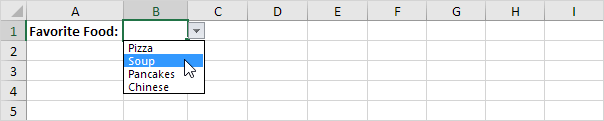 creare elenco a discesa in Excel 28