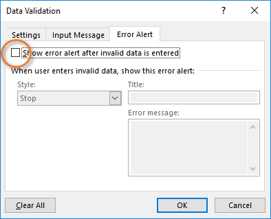 creare elenco a discesa in Excel 6