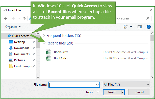 allegare file Excel all'e-mail 1