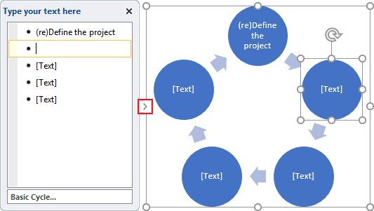 creare diagramma di flusso In Excel 12
