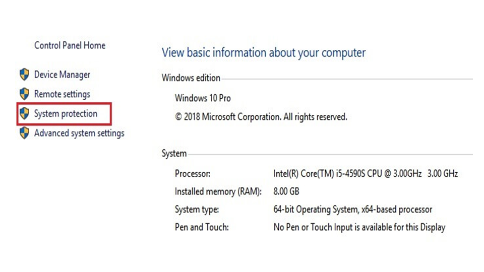 Usa la funzione di ripristino 5