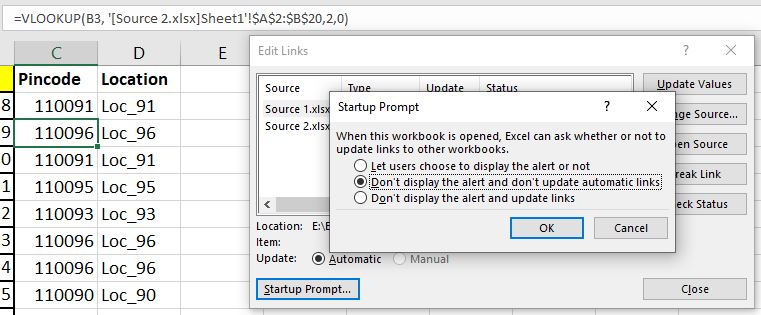 Risolvi il problema con celle, pulsanti, macro collegati 2
