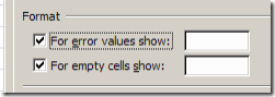nascondere gli errori in Excel 2