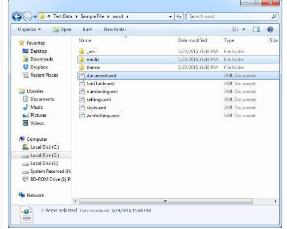 Estrai le immagini Utilizzando L'estensione del file 6