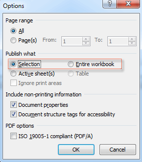 l'intera cartella di lavoro come PDF in Excel 3