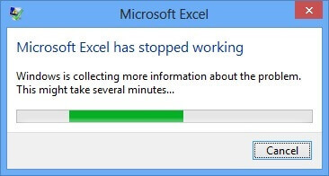 Excel ha smesso di funzionare