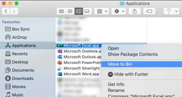 reinstallare l'applicazione MS Excel 