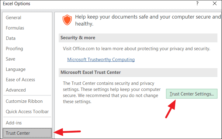 Microsoft Excel non può inserire nuove celle