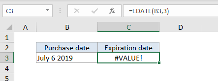 correggere #VALUE! Errore in Excel
