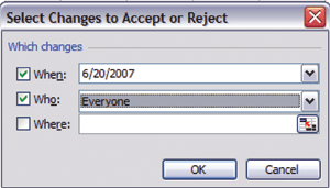 funzione Track Changes di Excel è disattivata
