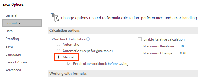 Abbiamo trovato un problema con alcuni contenuti in Excel