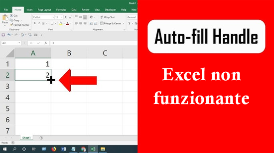 Excel AutoFill non funzionante