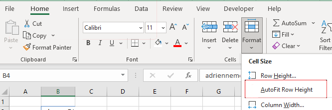 Microsoft Excel righe non si visualizzano